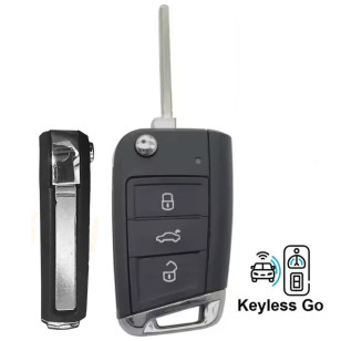 SEAT 3 TL. kľúč 434Mhz,...